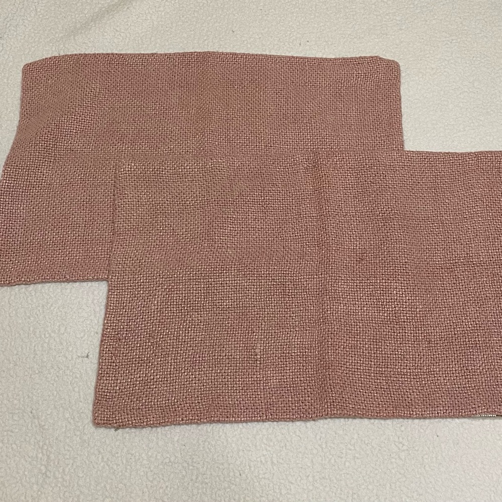 Pottery Barn pillow covers, Faye linen textured, set of 2, 16 x 26,